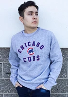 47 Chicago Cubs Mens Grey Headline Crew Long Sleeve Sweatshirt