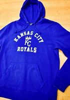47 Kansas City Royals Mens Blue Headline Hood Long Sleeve Hoodie