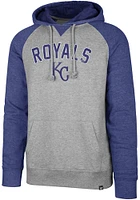 47 Kansas City Royals Mens Grey Match Raglan Hood Fashion