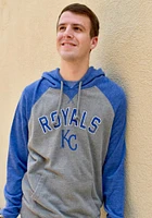 47 Kansas City Royals Mens Grey Match Raglan Hood Fashion