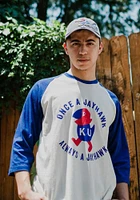 47 Kansas Jayhawks White Club Long Sleeve Fashion T Shirt