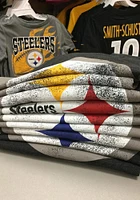 47 Pittsburgh Steelers Black Logo Match Short Sleeve Fashion T Shirt