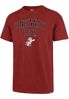 47 Cincinnati Reds Red Wordmark Scrum Short Sleeve Fashion T Shirt