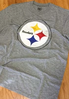 47 Pittsburgh Steelers Grey Imprint Match Short Sleeve Fashion T Shirt