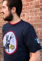 47 Kansas City Scouts Navy Blue Two Peat Short Sleeve Fashion T Shirt