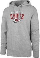 47 Kansas City Chiefs Mens Grey Outrush Long Sleeve Hoodie
