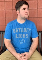 47 Detroit Lions Blue Classic Track Short Sleeve Fashion T Shirt