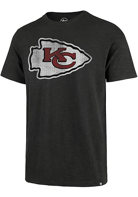 47 Kansas City Chiefs Charcoal Grit Short Sleeve Fashion T Shirt