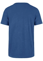 47 Detroit Lions Blue Grit Wordmark Short Sleeve Fashion T Shirt