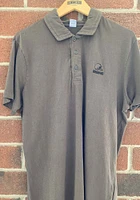47 Cleveland Browns Mens Grey Hudson Short Sleeve Polo
