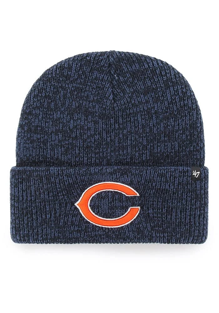 47 Chicago Bears Navy Blue Brain Freeze Classic Mens Knit Hat