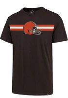 47 Cleveland Browns Brown Stripe Chest Legion Short Sleeve T Shirt