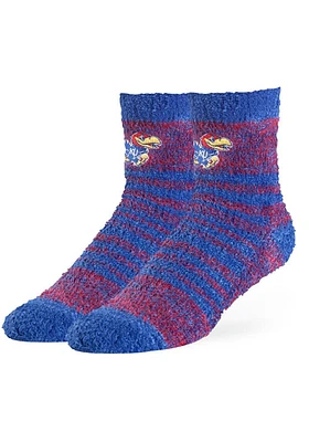 Kansas Jayhawks Snug Womens Quarter Socks