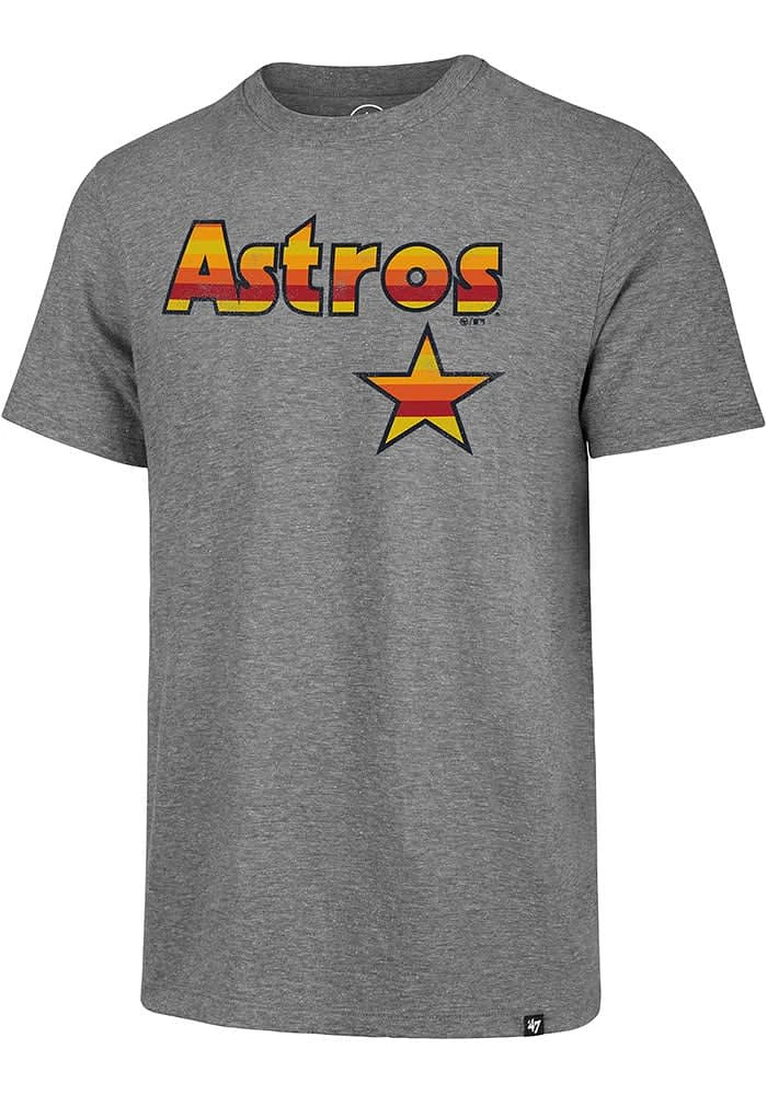 47 Houston Astros Grey Imprint Short Sleeve Fashion T Shirt