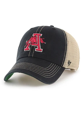 47 Arkansas Razorbacks Trawler Clean Up Adjustable Hat - Black