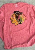 47 Chicago Blackhawks Red Imprint Match Long Sleeve Fashion T Shirt