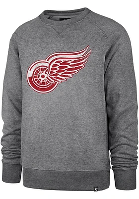 47 Detroit Red Wings Mens Grey Imprint Match Long Sleeve Fashion Sweatshirt