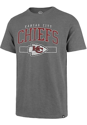 47 Kansas City Chiefs Grey Foundation Short Sleeve Fashion T Shirt