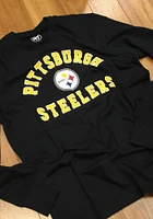 47 Pittsburgh Steelers Black Varsity Arch Long Sleeve T Shirt
