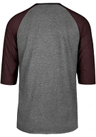 47 Texas A&M Aggies Maroon Break Thru Club Raglan Long Sleeve Fashion T Shirt