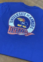 47 Kansas Jayhawks Blue Super Rival Pocket Short Sleeve T Shirt