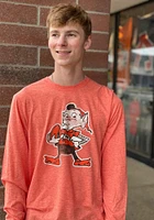 Brownie # Cleveland Browns Orange 47 Imprint Match Long Sleeve Fashion T Shirt