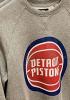 47 Detroit Pistons Mens Grey Imprint Match Long Sleeve Fashion Sweatshirt