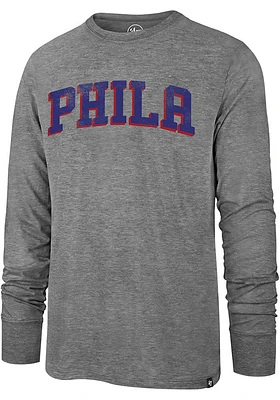 47 Philadelphia 76ers Imprint Match Long Sleeve Fashion T Shirt