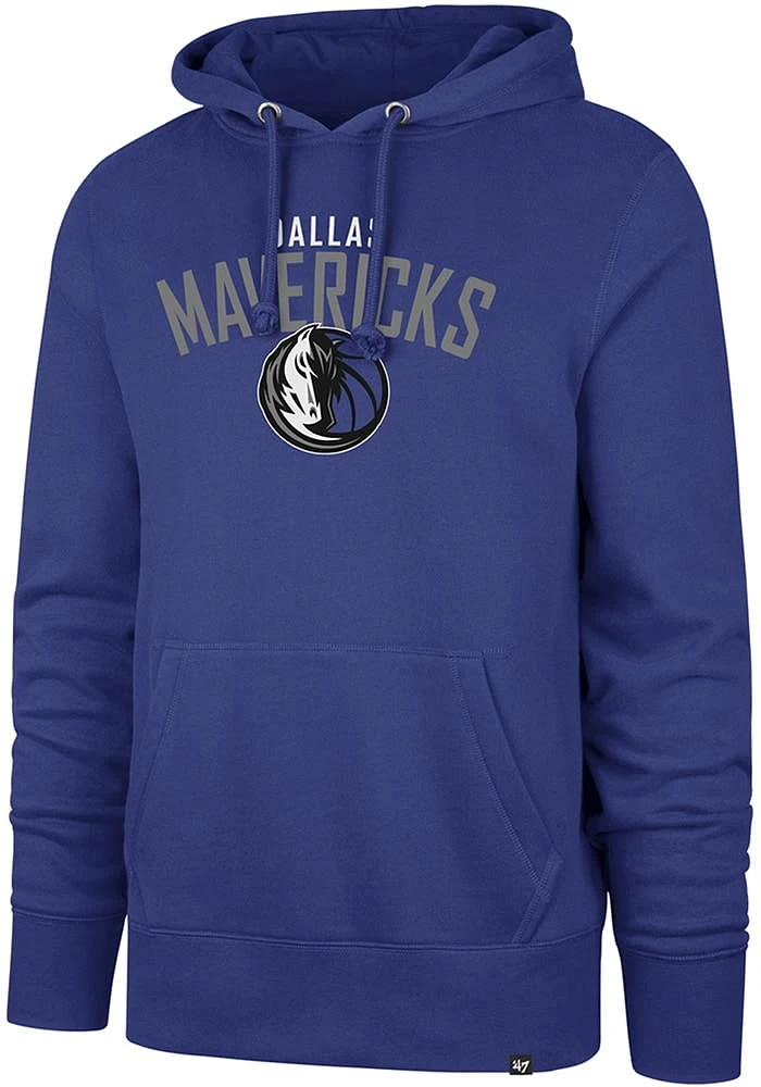 47 Dallas Mavericks Mens Blue Outrush Headline Long Sleeve Hoodie