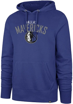 47 Dallas Mavericks Mens Blue Outrush Headline Long Sleeve Hoodie