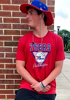 47 Philadelphia 76ers Red Tri Zone Club Short Sleeve T Shirt
