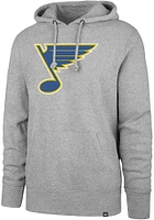 47 St Louis Blues Mens Grey Imprint Headline Long Sleeve Hoodie