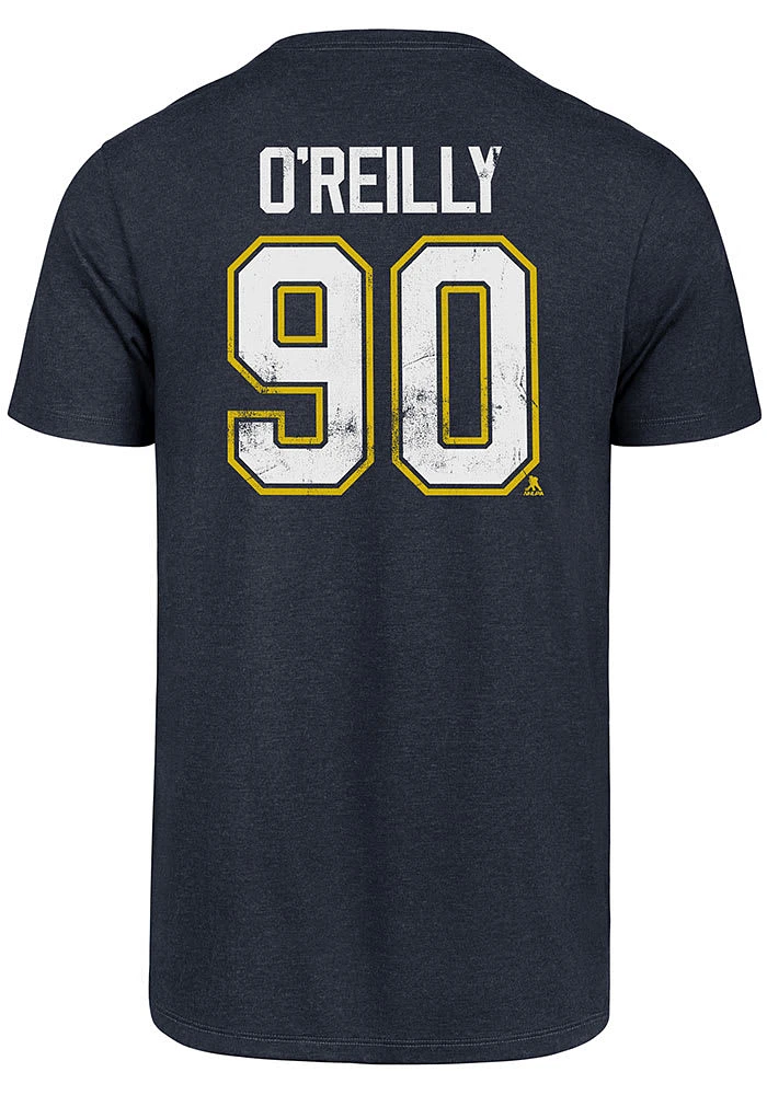 St Louis Blues Navy Blue 47 Most Valuable Player Short Sleeve T Shirt
