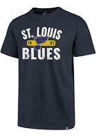 St Louis Blues Navy Blue 47 Most Valuable Player Short Sleeve T Shirt