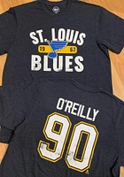 St Louis Blues Navy Blue 47 Most Valuable Player Short Sleeve T Shirt