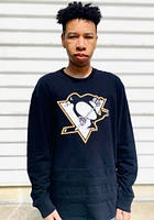 47 Pittsburgh Penguins Black Center Ice Long Sleeve Fashion T Shirt