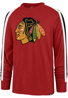 47 Chicago Blackhawks Red Stripe Arm Legion Long Sleeve T Shirt