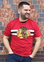 47 Chicago Blackhawks Red Stripe Chest Legion Short Sleeve T Shirt