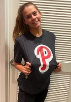 47 Philadelphia Phillies Navy Blue P Imprint Match Short Sleeve Fashion T Shirt