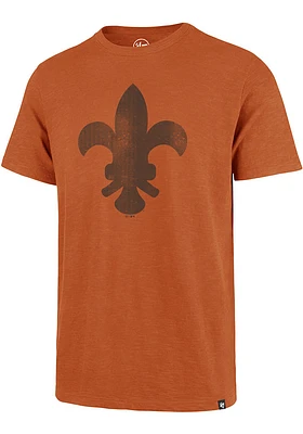 47 St Louis Browns Orange Grit Vintage Scrum Short Sleeve Fashion T Shirt