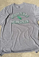North Texas Mean Green Grey Number One Match Short Sleeve Fashion T Shirt