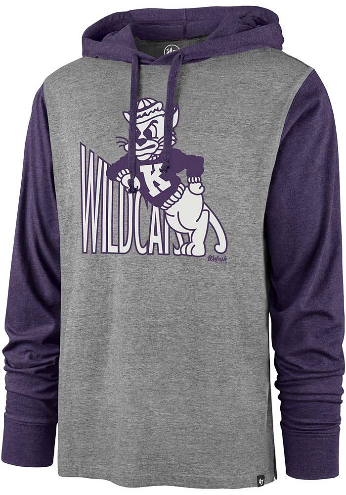 47 K-State Wildcats Mens Grey Imprint Callback Fashion Hood