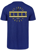 47 St Louis Blues Blue Line Up Backer Short Sleeve T Shirt