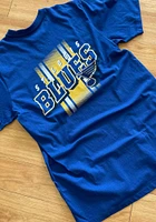 47 St Louis Blues Blue Stripe Backer Short Sleeve T Shirt