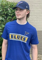 47 St Louis Blues Blue Block Line Short Sleeve T Shirt