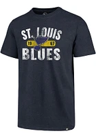 Jordan Binnington St Louis Blues Navy Blue Most Valuable Player Short Sleeve T Shirt