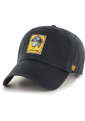 47 Pittsburgh Pirates Clean Up Adjustable Hat - Black