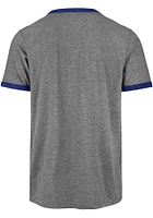 47 Kansas Jayhawks Grey Free Style Ringer Short Sleeve Fashion T Shirt