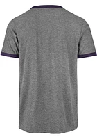 47 K-State Wildcats Grey Free Style Ringer Short Sleeve Fashion T Shirt
