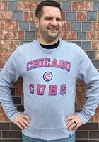 47 Chicago Cubs Mens Grey Grounder Long Sleeve Crew Sweatshirt